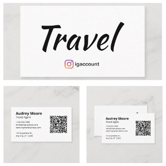 Travel Agent Business Card