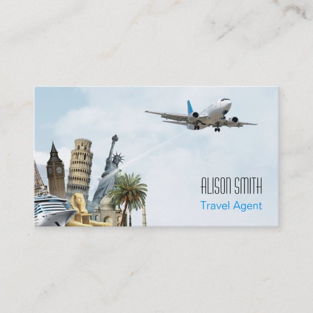 Travel Agent Business Card (Front)