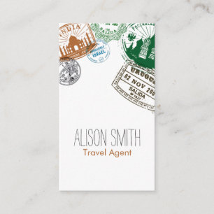 Travel Agent Business Card