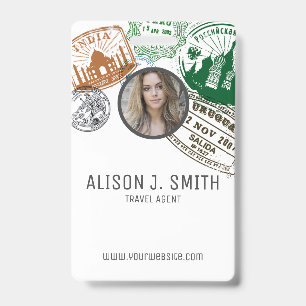 Travel Agent ID Badge