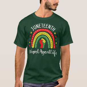 Travel Agent Juneteenth Celebrating Black Freedom T-Shirt