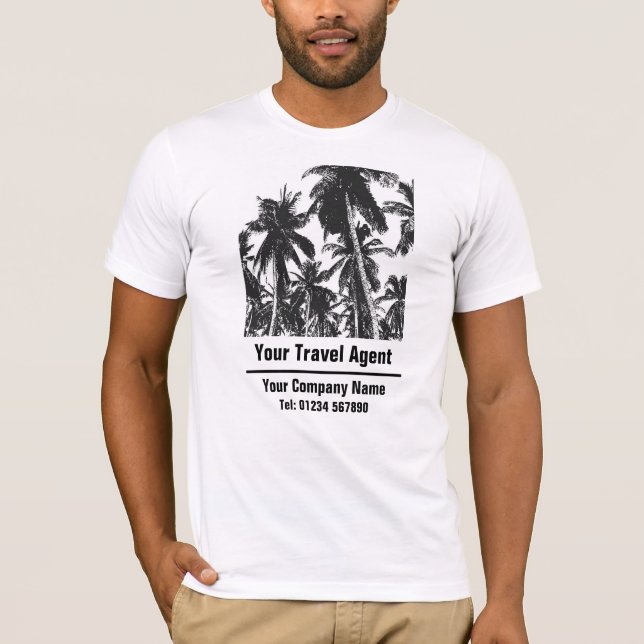 Travel Agent or Travel Consultant, Travel Company T-Shirt (Front)