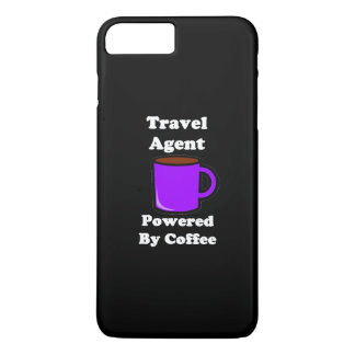 "Travel Agent" Powered by Coffee iPhone 8 Plus/7 Plus Case