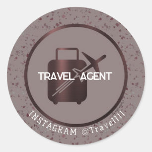 Travel Agent Sticker