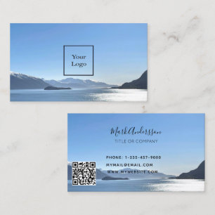 Travel agent vacation tourism photo business card