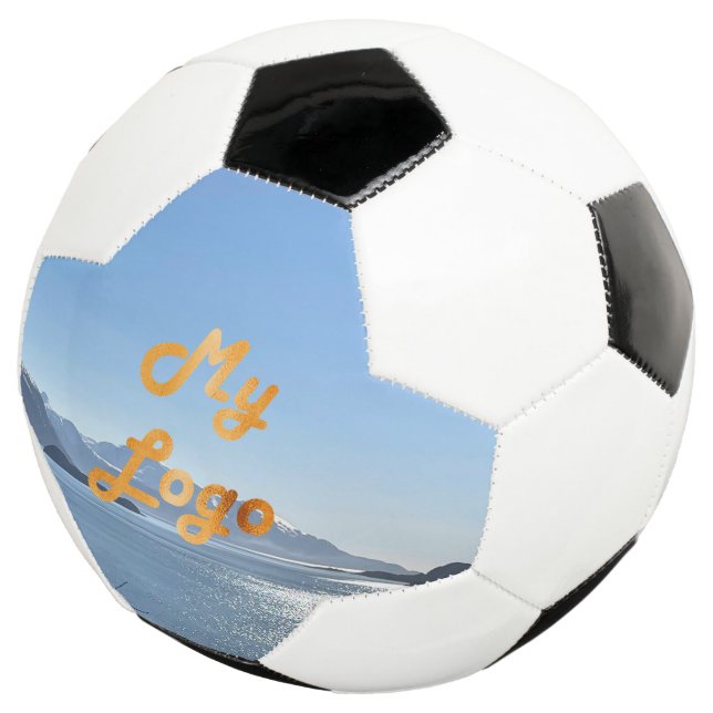 Travel agent vacations tourism photo logo soccer ball (Three Quarter)