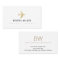 Travel Agent White Business Card with an Aeroplane