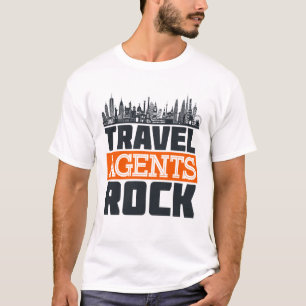 Travel Agents Rock Vacation Planning T-Shirt