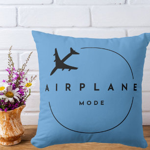 Travel Airplane Mode Minimalist Modern Aviation Cushion