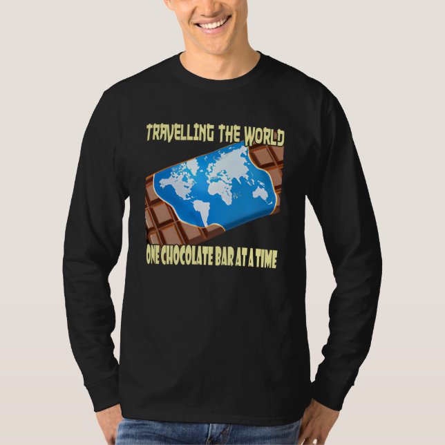 Travel and Chocolate T-Shirt (Front)