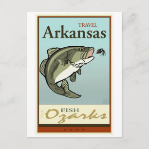 Travel Arkansas Postcard