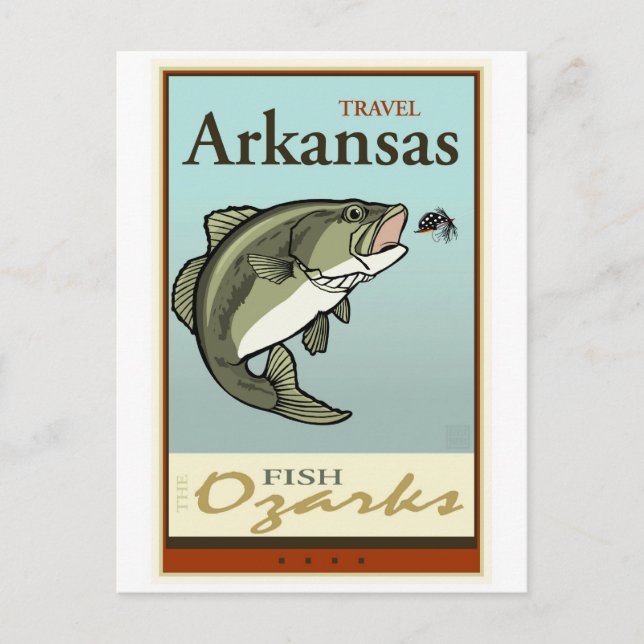 Travel Arkansas Postcard (Front)