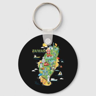 Travel Around Asia Taiwan Taipei Family Vacation S Key Ring