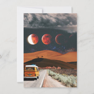 Travel Art Long Travel Invitation