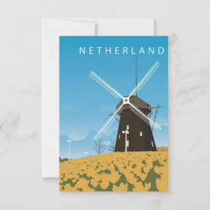 Travel Art Netherland RSVP Card