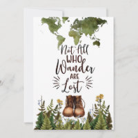 Travel Art Not All Who Wander Are Lost