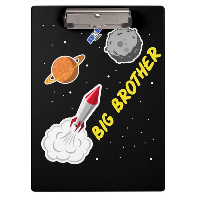Travel Art Space Travel Clipboard (Front)