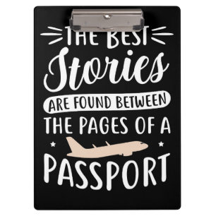 Travel Art The Best Travel Stories Clipboard
