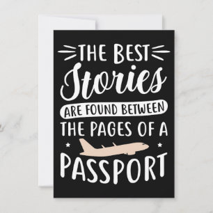 Travel Art The Best Travel Stories Invitation