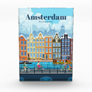 Travel Art Travel To Amsterdam Photo Block
