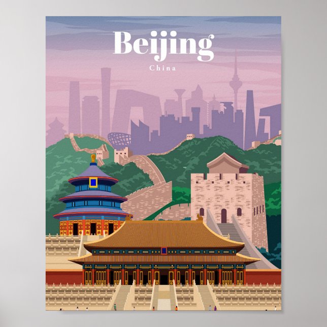 Travel Art Travel To Beijing China Poster (Front)