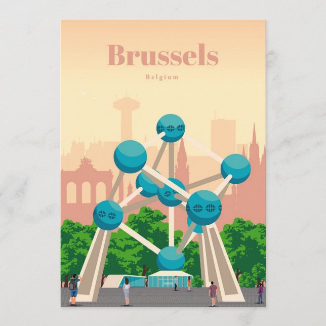 Travel Art Travel To Brussels Programme (Front)