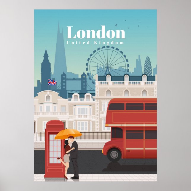 Travel Art Travel To London England Poster (Front)