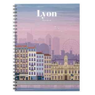 Travel Art Travel To Lyon France Notebook