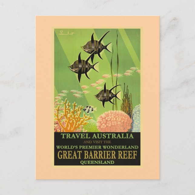 Travel Australia, Great Barrier Reef, Postcard (Front)