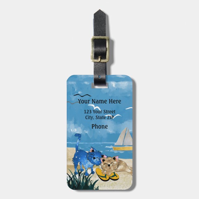 Travel Bag Tag (Front Vertical)