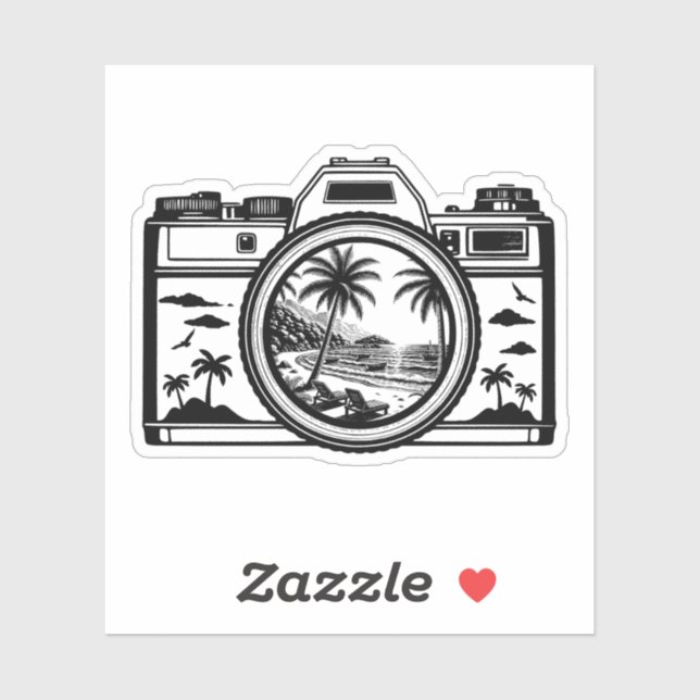Travel Beach Photography Camera   (Sheet)