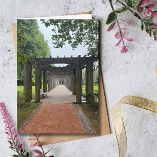 Travel Birthday Bridge Sculpture Fun Photo  Card