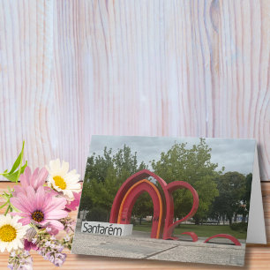 Travel Birthday Santarem Portugal Fun Photo  Card