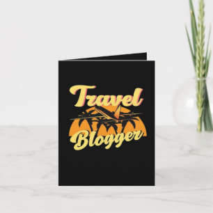 Travel Blogger Holiday Card