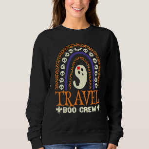 Travel Boo Crew Nurse Halloween Nurses Cute Ghost  Sweatshirt