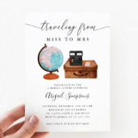 Travel Bridal Shower MISS to MRS