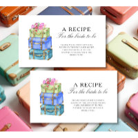 Travel Bridal Shower Recipe for the bride to be