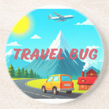 Travel Bug Sand Coaster