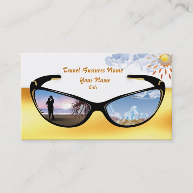 Travel Business Business Card (Front)