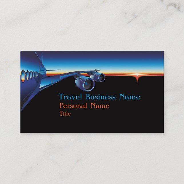 Travel Business Business Card (Front)