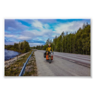 Travel by bike Photo Print