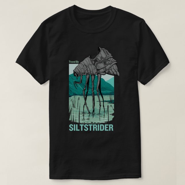 Travel By Silt Strider T-Shirt (Design Front)