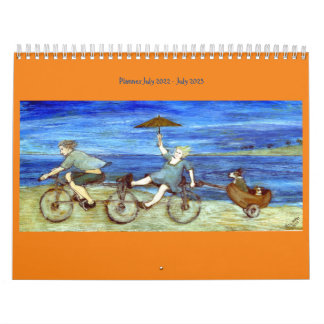 Travel By Tandem Bicycle Planner Calendar