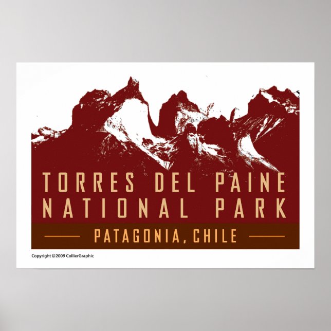 TRAVEL- Chile-Torres del Paine Poster (Front)