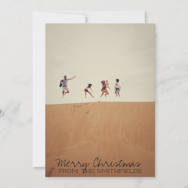 Travel Christmas Holiday Card (Front)