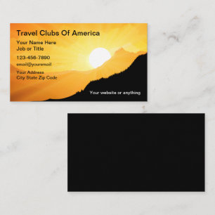 Travel Club And Expert Agent Business Card