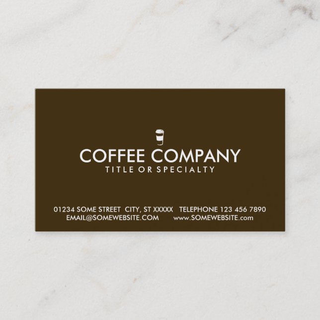 travel coffee cup stamp card (Front)