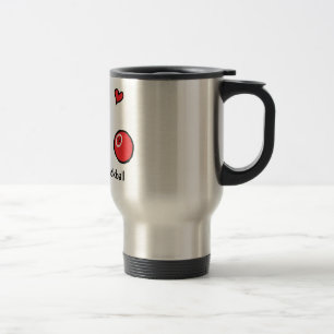 Travel Coffee Mug - Chicks Dig Kickball