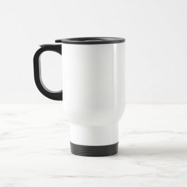 Travel/Commuter Mug Double Side Logo (Left)