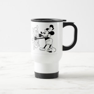Travel/commuter mug has iconic Steamboat Willie 